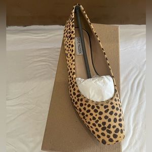Steve Madden fur flats